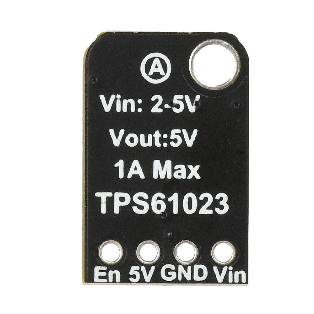 Módulo de potência intensificador tps61023, dc 2-5v a 5v 1a, saída de bateria de lítio, módulo regulador de impulso duplo 3a mosfet