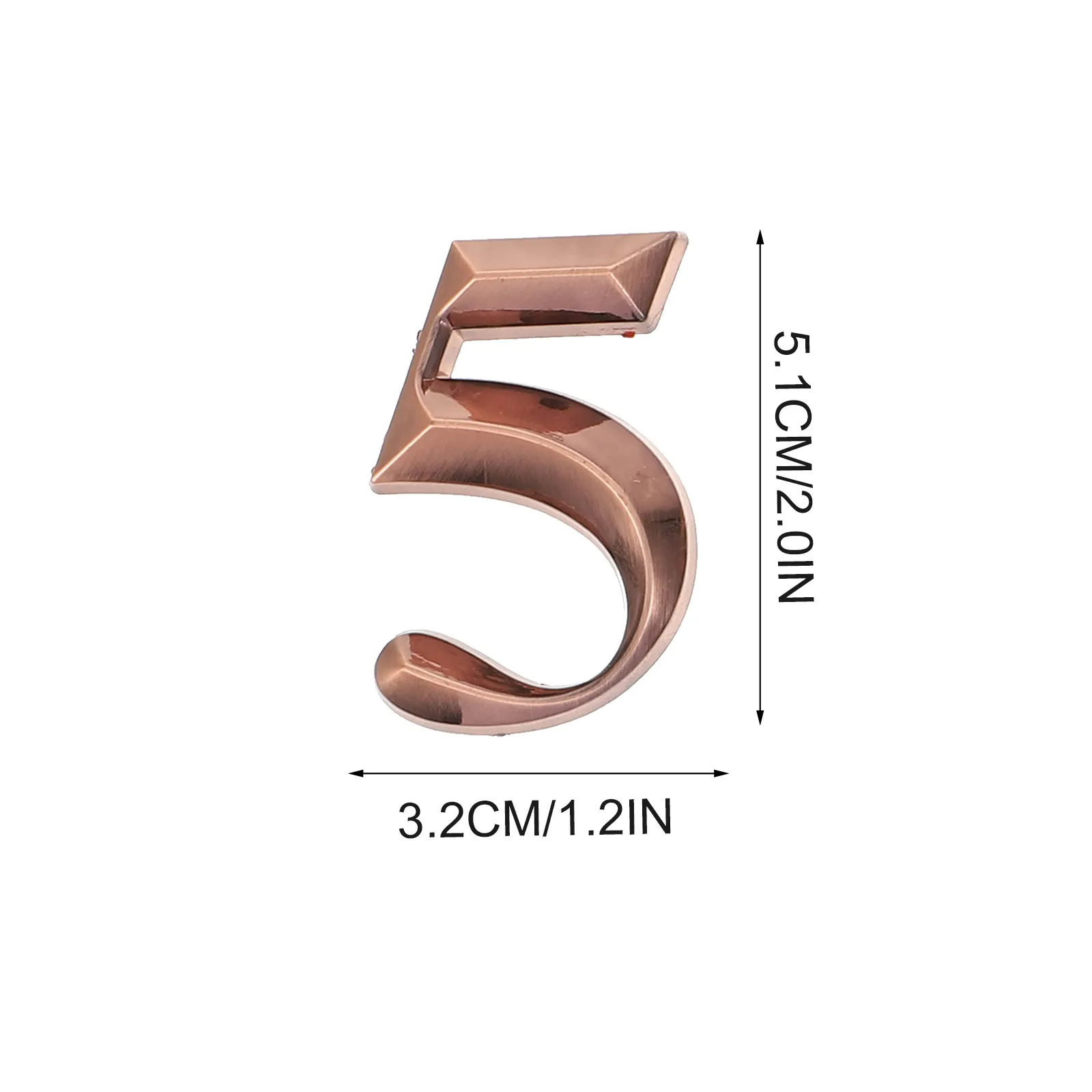 1 Bag Door House Number High Quality ABS Resin Self Adhesive Apartment Hotel Room Gate Number Street Address Marker