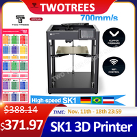 TwoTrees SK1 Fast Speed 700mm/s 3D Printer FDM With Automatic Leveling Touch Color Screen 300°C Direct Extruder Core XY Printer