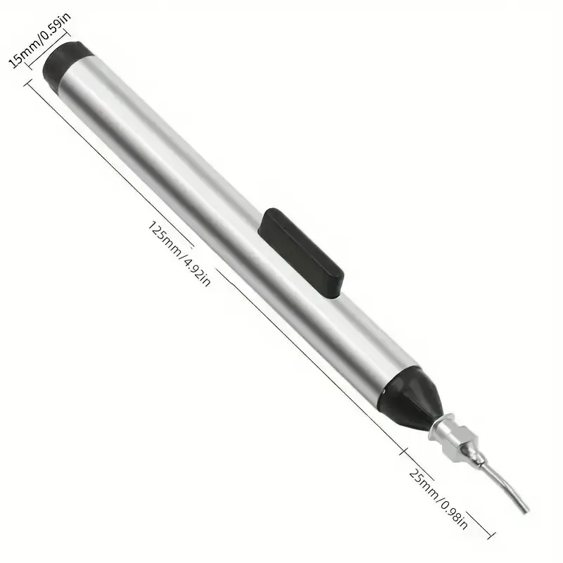 Precision Vacuum Suction Pen Kit IC SMD Tweezers Pick Up Tool for SMT Chip Electronic Parts Remover Sucker Pump Sucking Pens