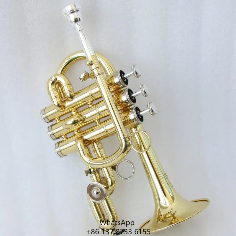 China Supplier Good Quality Piccolo Trumpet 3 Pistons Piccolo Trumpet