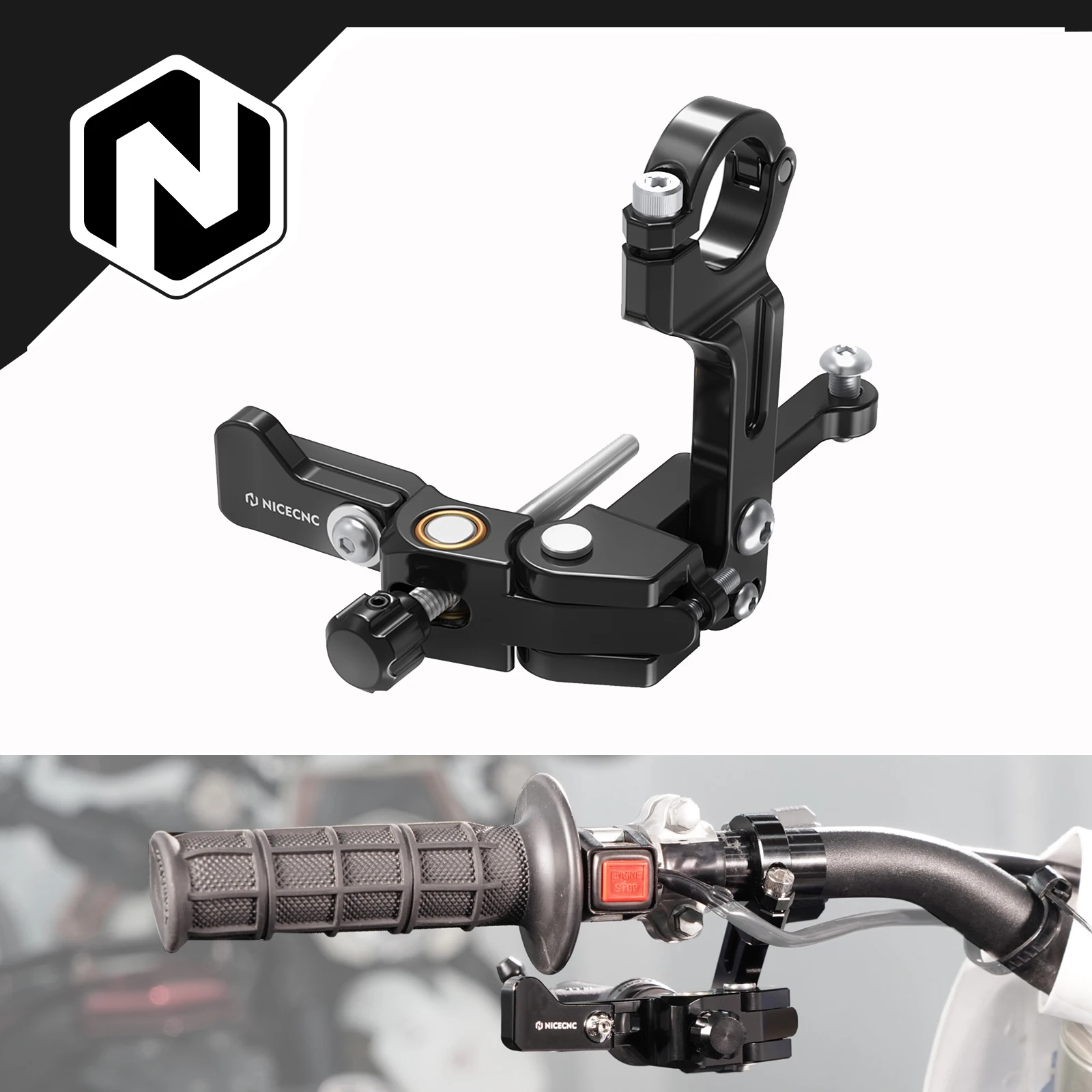 

NICECNC For KTM EXC 300 Left Thumb Brake Assembly SX 125 SXF 450 EXCF 350 XCW 500 XC300 XCF 350 EXC TPI XCW TPI EXC 250 SX250