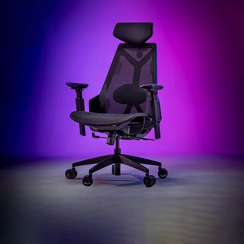 

Ergonomic lifting e-sports chair, mecha wind, azimuth adjustable household live streaming host chair stool