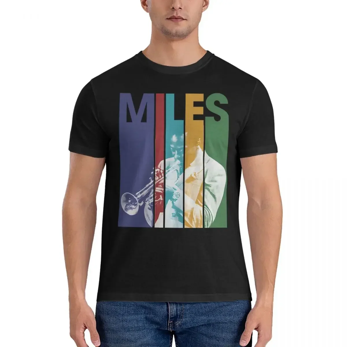 Vintage Miles Davis Men Women T-Shirt Men O Neck Pure Cotton T Shirts John Coltrane Short Sleeve Tee Shirt Gift Idea Tops