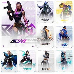Popular Shooting Games Valorant Character Poster Valorant Prints Canvas Painting Wall Art Pictures Home Living Room Game Decor