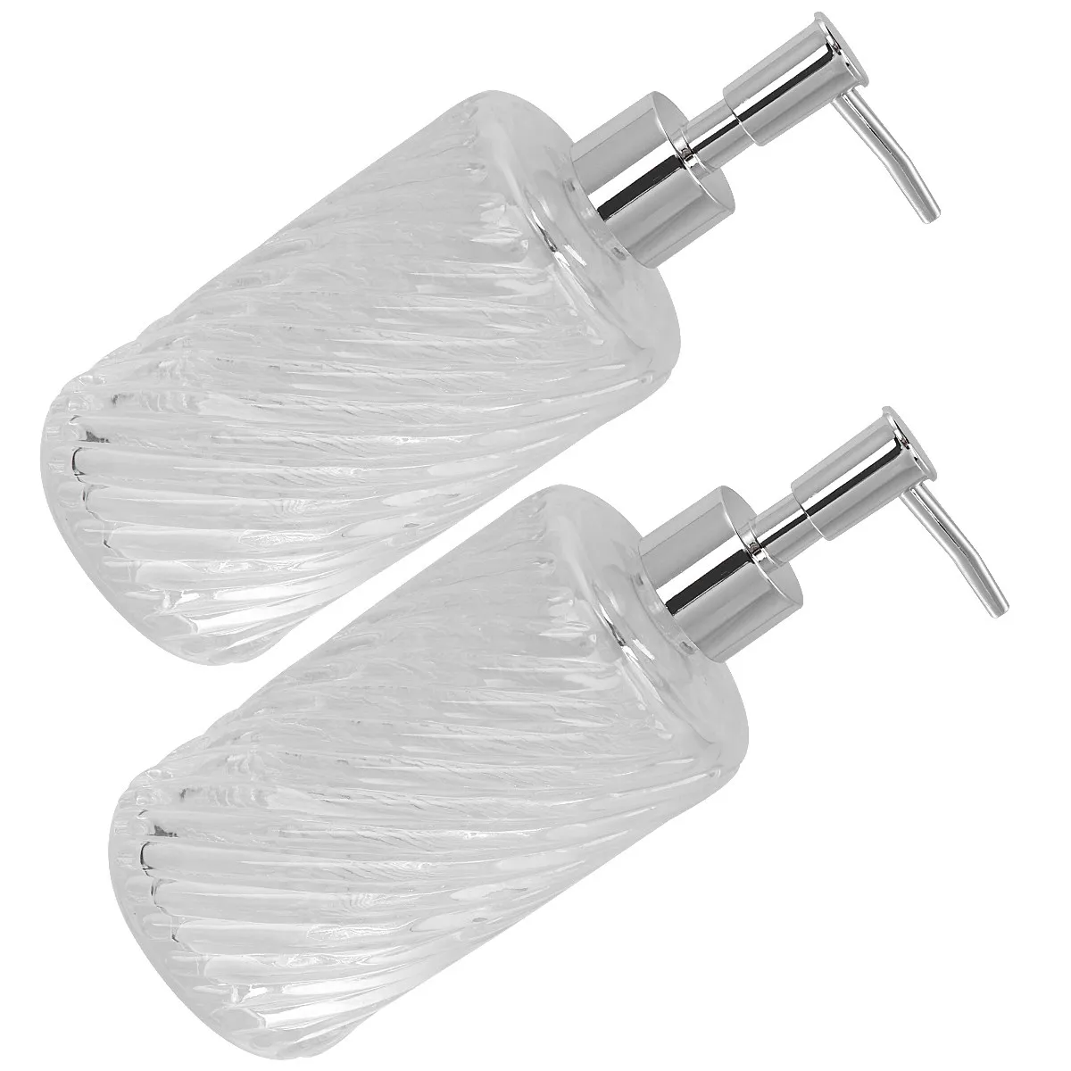 

Набор дорожных флаконов для лосьона, стеклянные, премиум-класса, с дозатором-помпой, 400 мл, с позолоченной помпой, идеальные емкости для дома и отеля, легко использовать