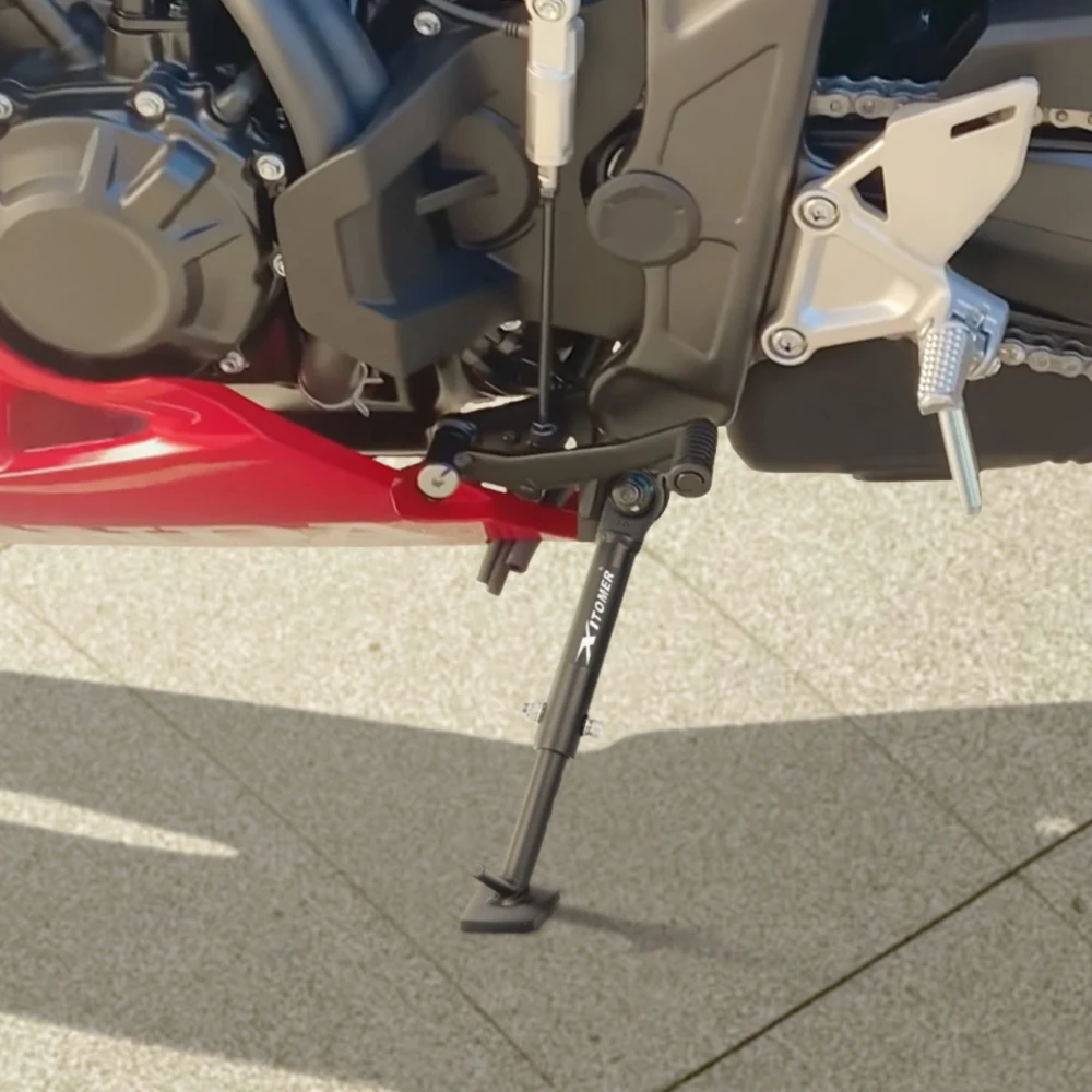 Fit For HONDA CBR650R CB650R CBR650F CB650F CBR 650R Kick Stand Parking Bracket Adjustable Kickstand Motorcycle Foot Side Stand