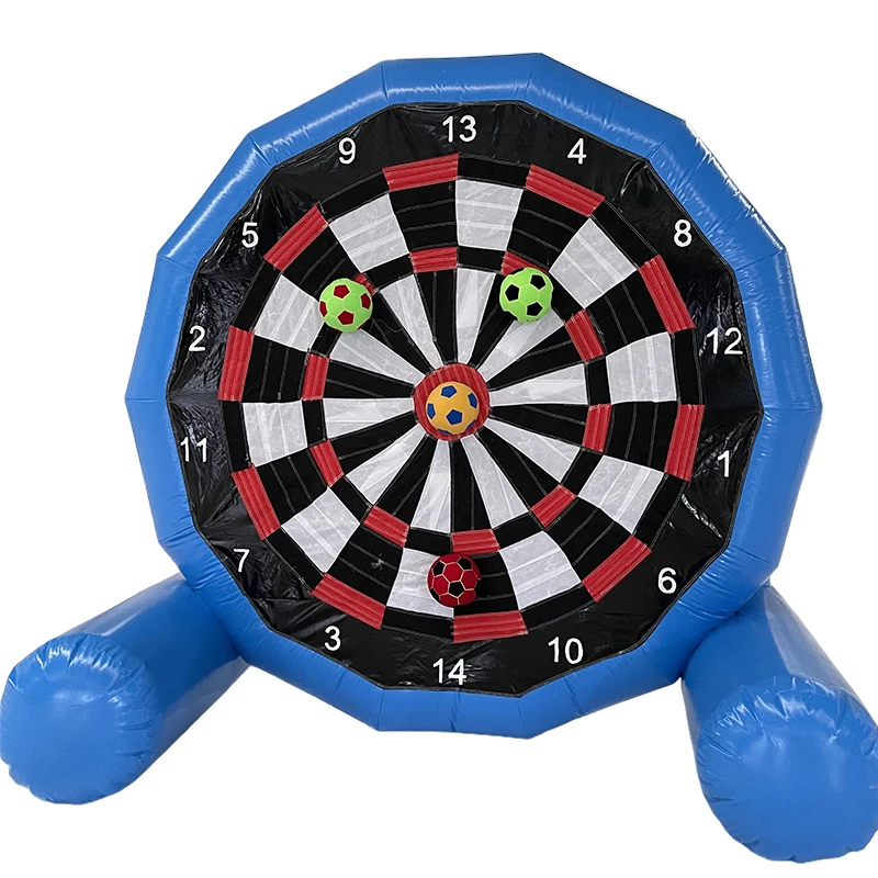 

Interactive Game Fun Inflatable Football Shooting Dart Board Carnival Inflatable Game