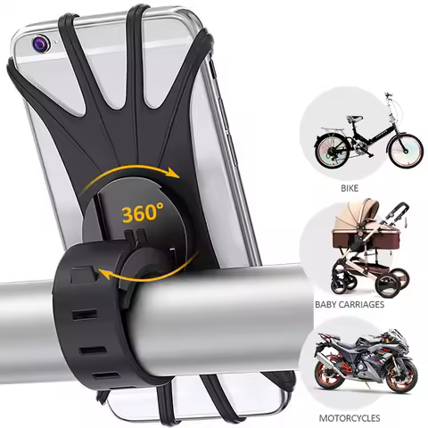 Hot Bicycle Mobile Cellphone Holder Bike Phone Holder Motorcycle Stand Suporte Celular For iPhone Samsung Xiaomi Gsm Houder Fiet
