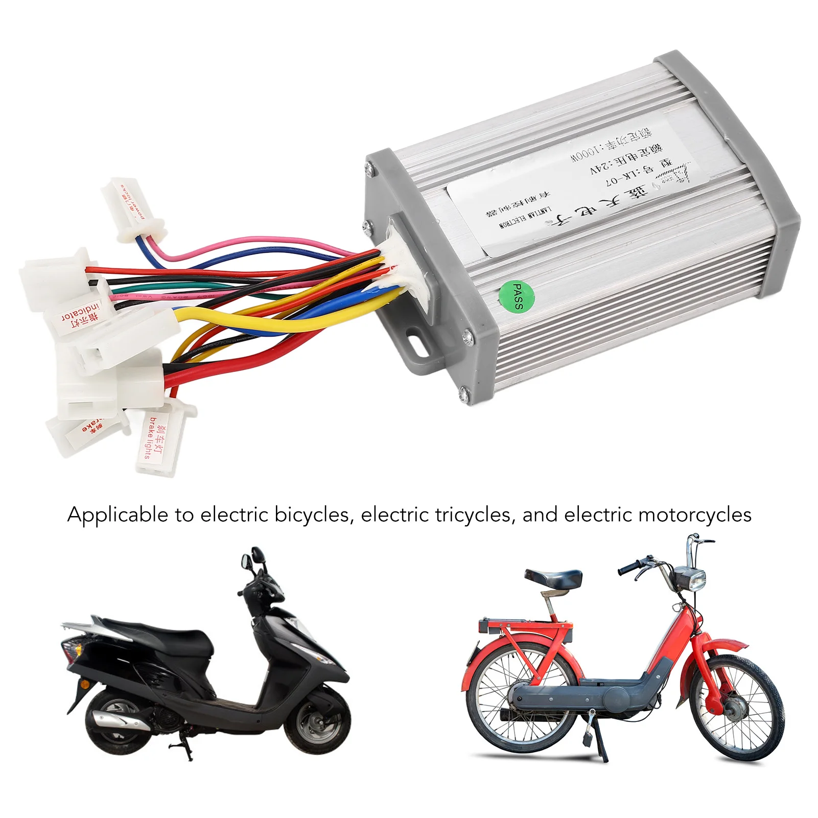 

Electric Motor Controller Electric Speed Controller 24V 1000W Brushed Electric Conversion Part for Cycling Accessories