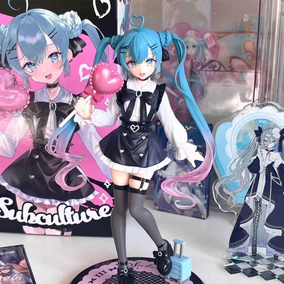 Sexy Mädchen Hatsune Miku Anime Figur Mode Subclture Miku Action Figure Weihnachten Geschenk PVC Sammlung Modell Puppe Spielzeug
