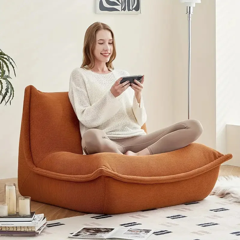 Compressed lazy sofa, dumpling sofa, tatami, living room single, retro