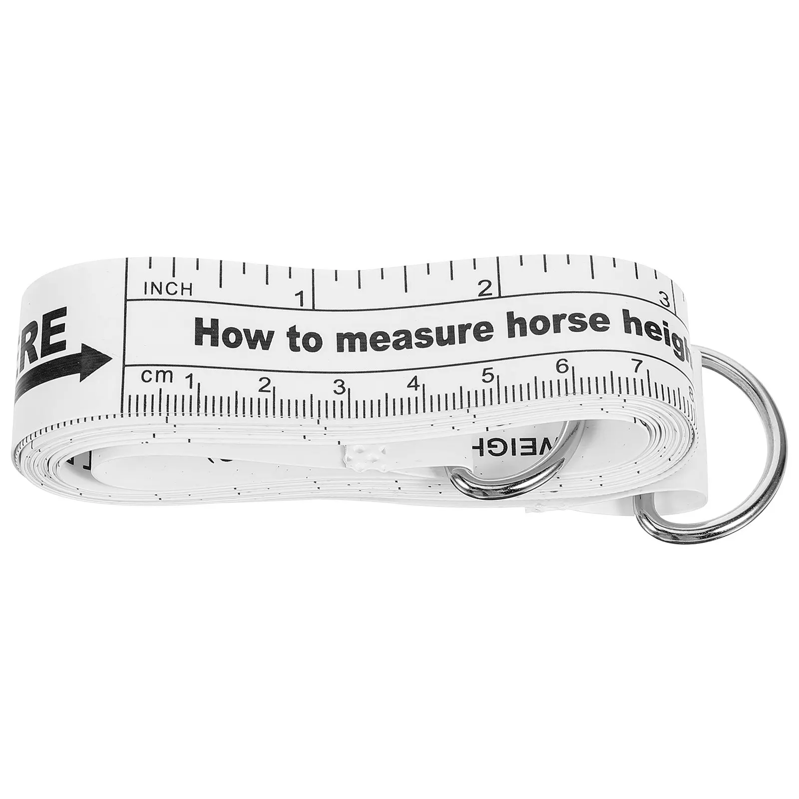 Reusable Horse Tape Measure Double-Sided Portable Soft Tape for Livestock Weight Height Bust Measuring Tool Measure Tool