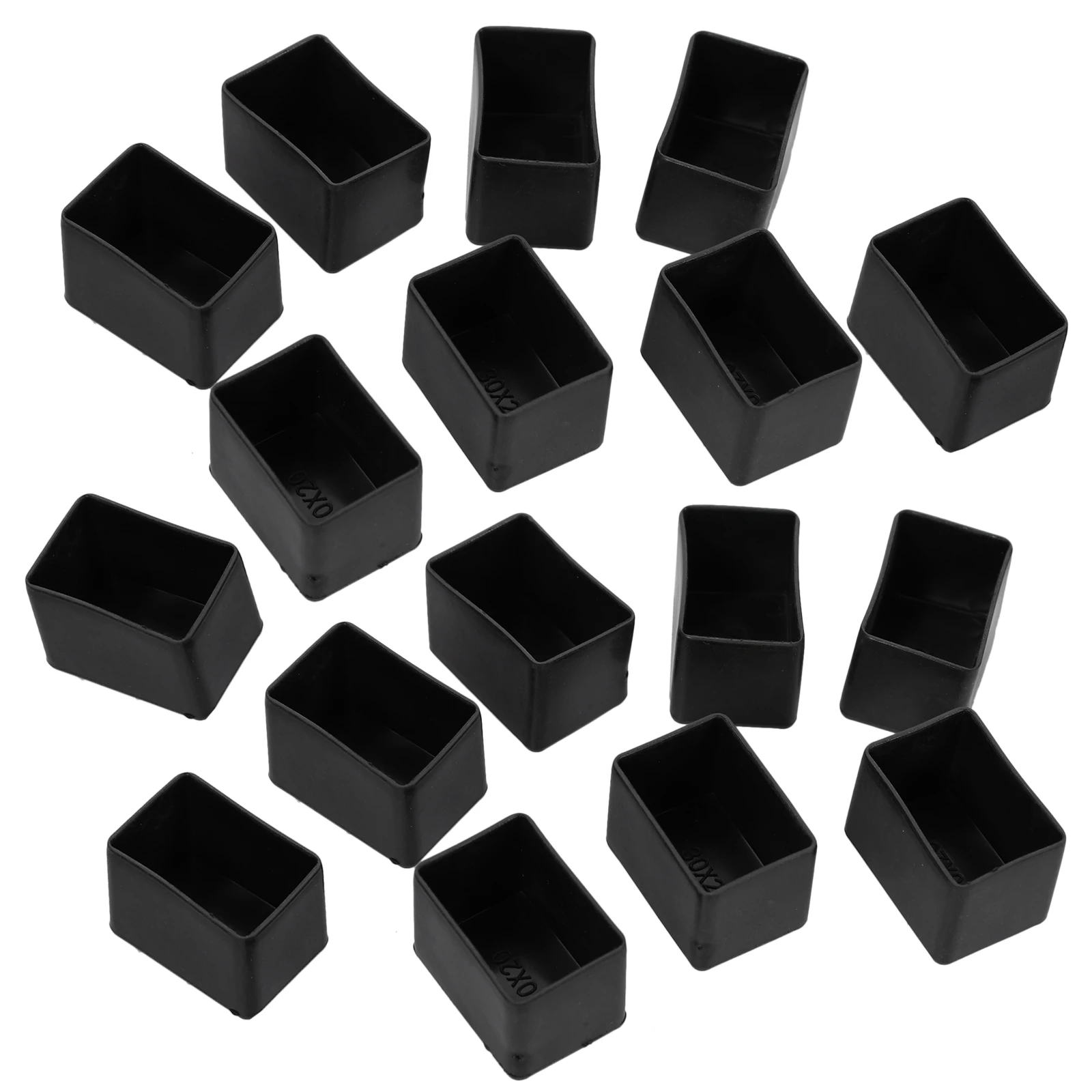 

50 Pcs PVC Furniture Leg Pads Thickened Protectors Chair Leg Protective Cover Anti Slip Table Caps For Hard Floors Bedroom Home
