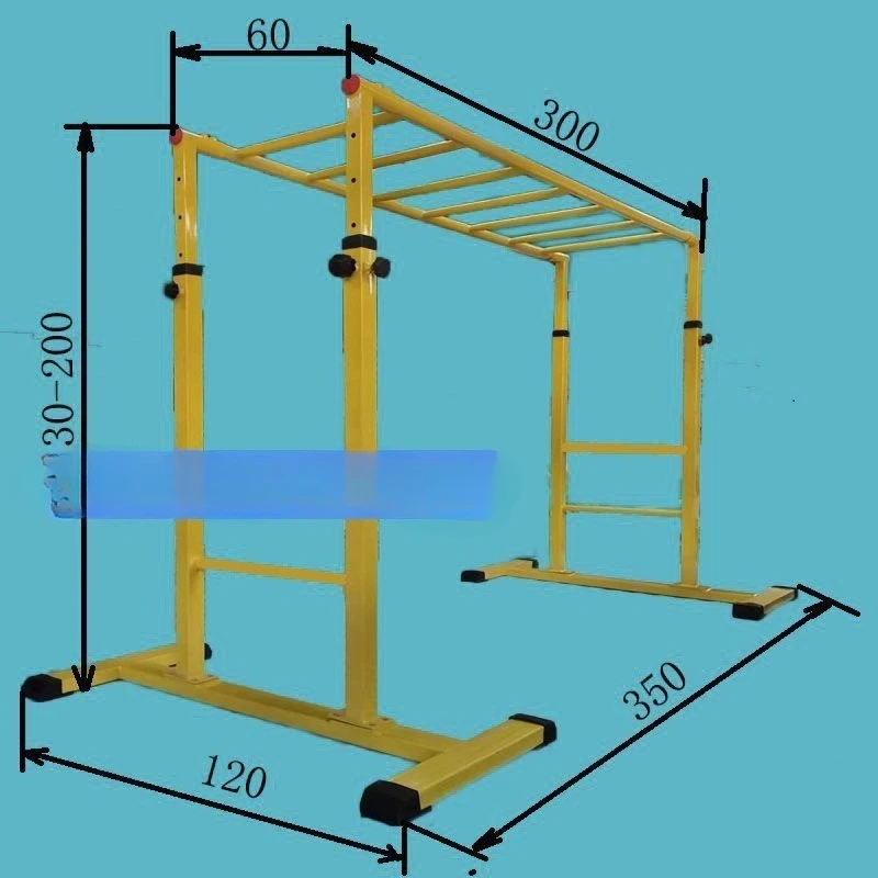 Indoor and outdoor mobile crawling ladder climbing frame pull-up kindergarten physical fitness exercise flat ladder