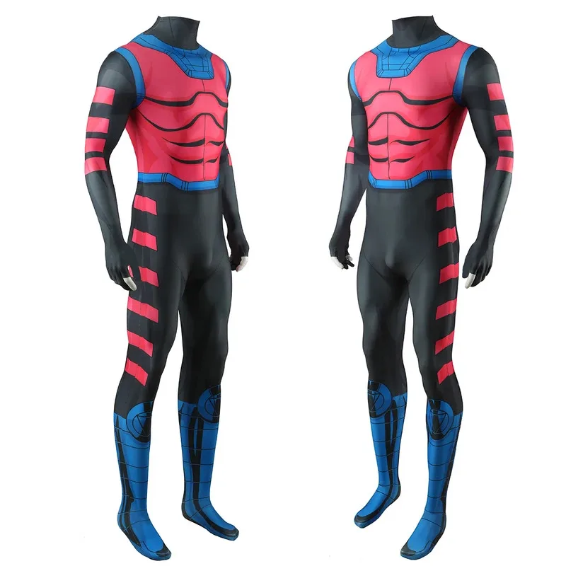 

DY20X-Men 97 Gambit Косплей Костюм Супергерой Боди с 3D принтом X-Men 97 Gambit Экипировка из спандекса Косплей Костюм на Хэллоуин для мальчиков