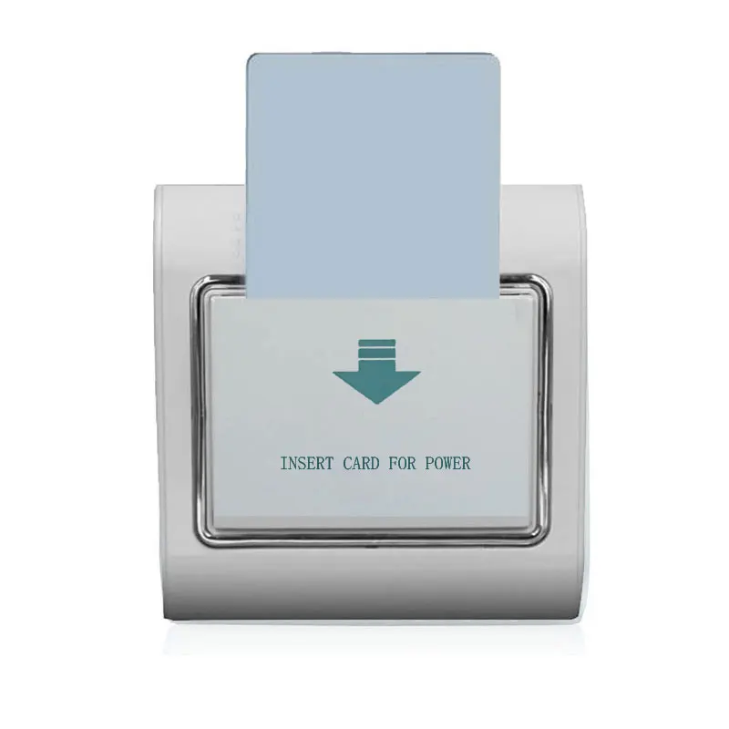 10pcs Hotel Card Energy Saving Switch Low Frequency 125K Card T57/EM4100 Card 80-240V Wide Voltage 40A 15s Power Off  Delay