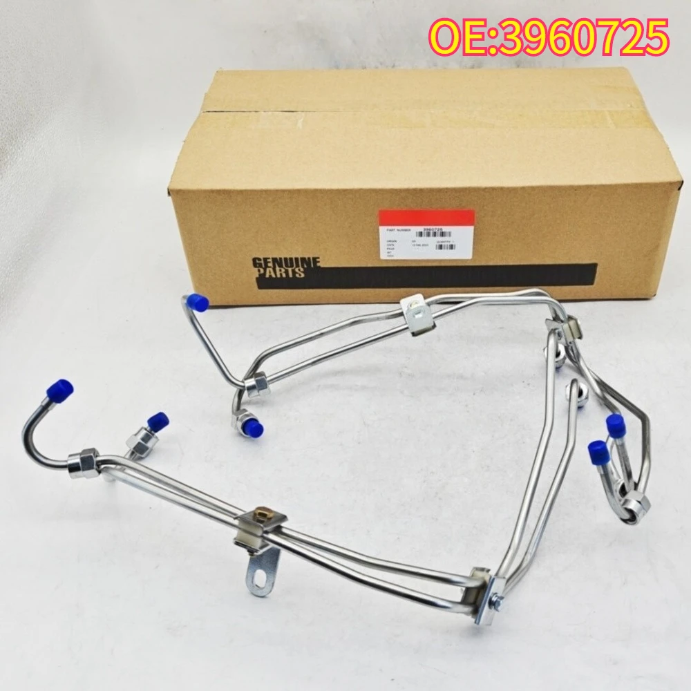 

For 3960725 Brandstofinjector Lijnen met Lijnklemmen voor Cummins 3.9L 4BT Motor 12mm VE Pomp Diesel 3960725 3960726