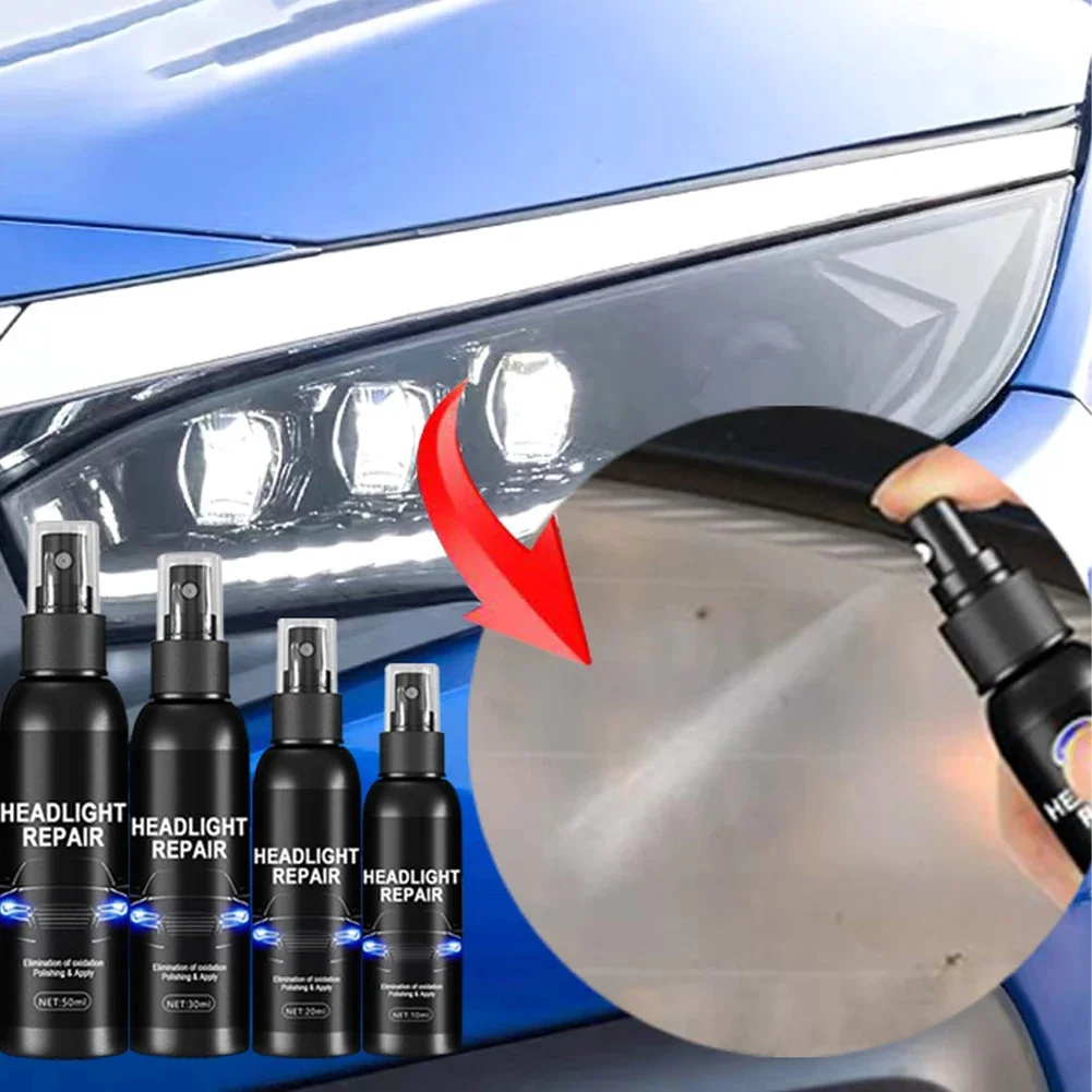 Car Light Restorative Liquid Removing Oxidation Dirt Portable Headlight Repair Polish Liquid for Car Headlight Restoration