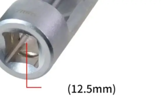 2pcs Diesel Injector Pipe 17mm 19mm Hexagonal Opening Removal Sleeve Wrench Remover Tool Thread Chasers Tools Accessories