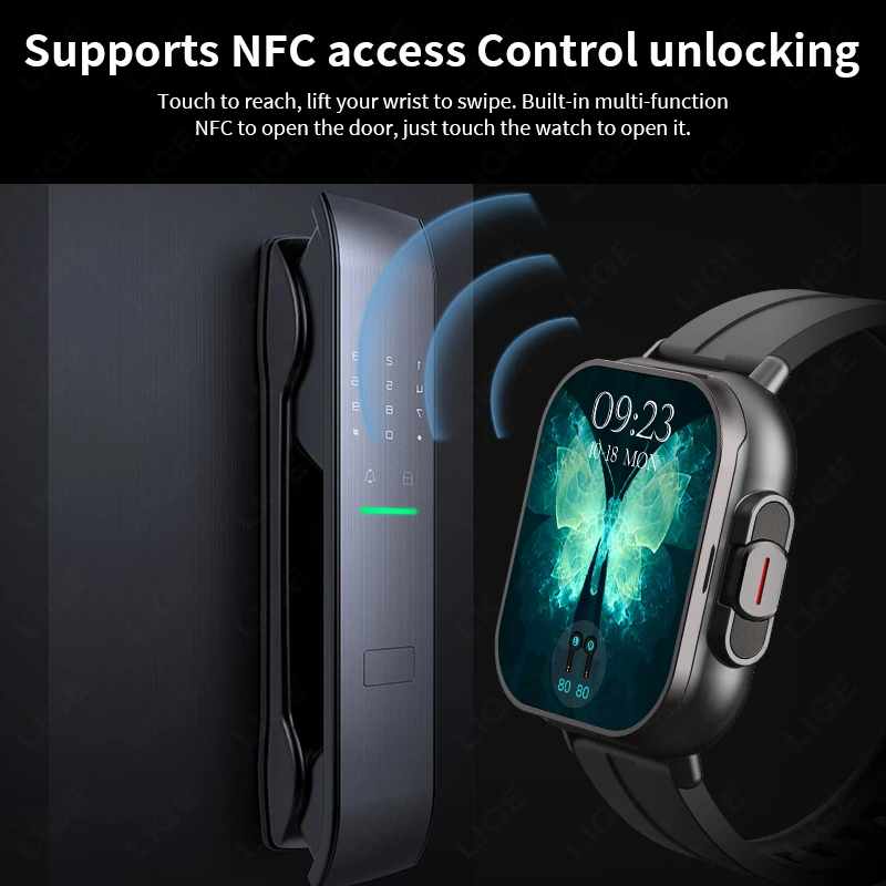 New TWS 2 in 1 Smart Watch with Headphones Sports Clock Bluetooth Headset Call Watches Men Health Monitor NFC Smartwatch Earbuds view 4