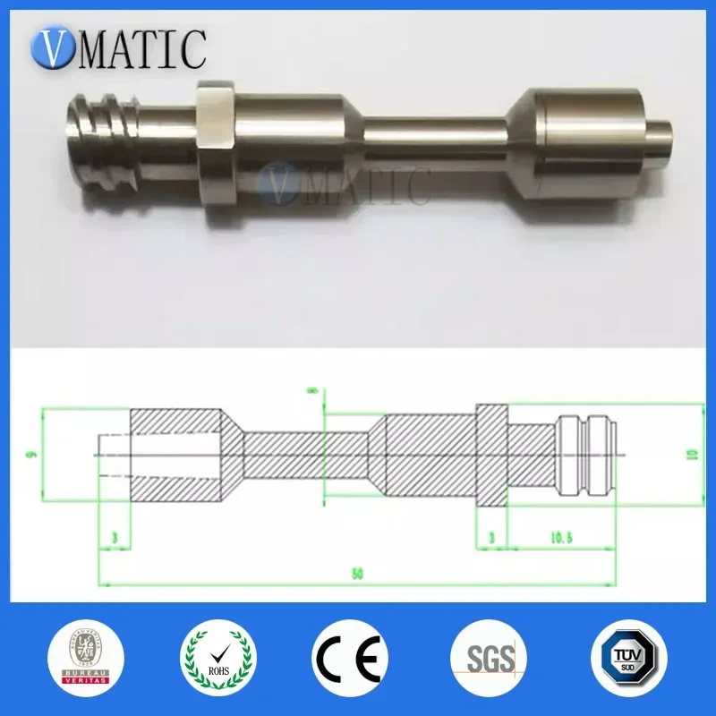 Free Shipping Customized Extended High Precision ASM M3 Glue Dispensing Stainless Steel Tapered Needle Tip