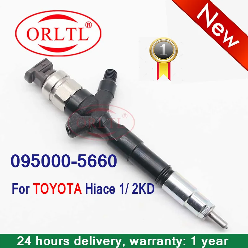 

ORLTL Новый 095000-5660 0950005660 5660 для TOYOTA Hiace 1/ 2KD топливный инжектор дизельного двигателя