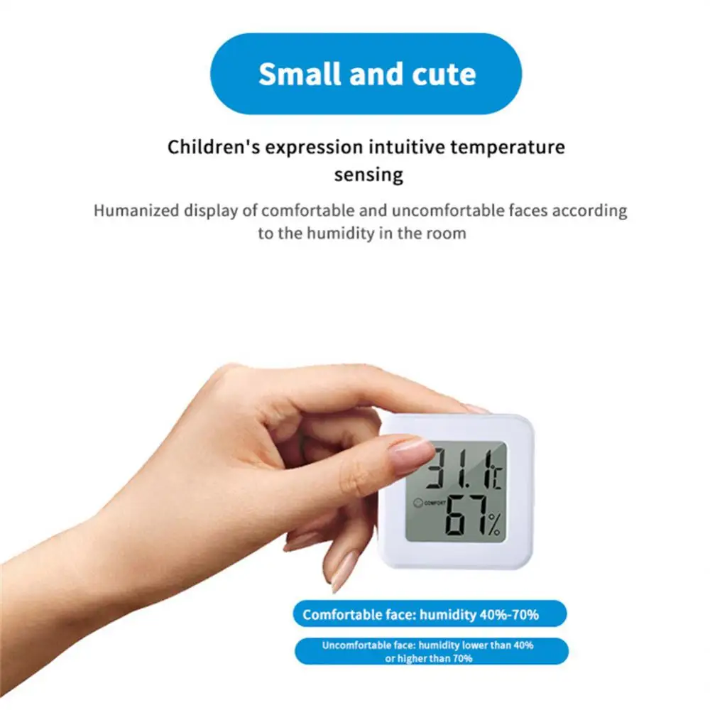 XIAOMI Indoor Thermometer LCD Digital Temperature Room Hygrometer Gauge Sensor Humidity Meter Indoor Thermometer Temperature