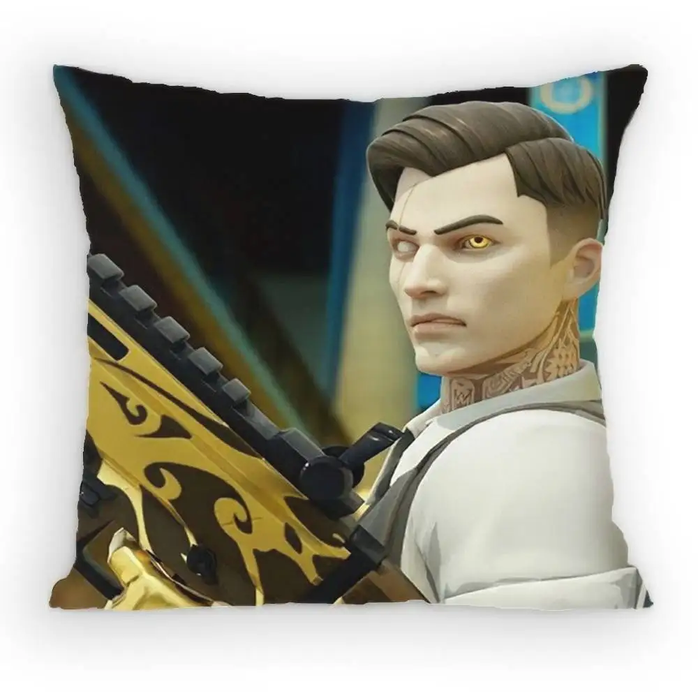 Game Fortnite Midas Kissenbezug, Anti-Staubmilben-Kissenbezug, unsichtbarer Reißverschluss, seidiger Sofakissenbezug für Schlafzimmer – Detail 6
