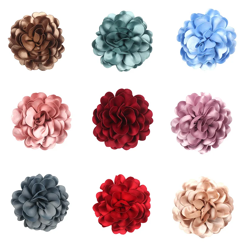 11cm Multi-layer Flower Suit Sweater Coat Brooch Clip Handmade Lapel Pin Badge Brooches For Women\'s Fashion Accessories