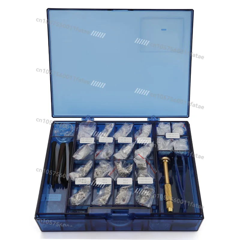 Silicone Nose Pad Nut Gasket Screwdriver, Double Rubber Plug Rubber Cap Repair Box, Maintenance Tool Set