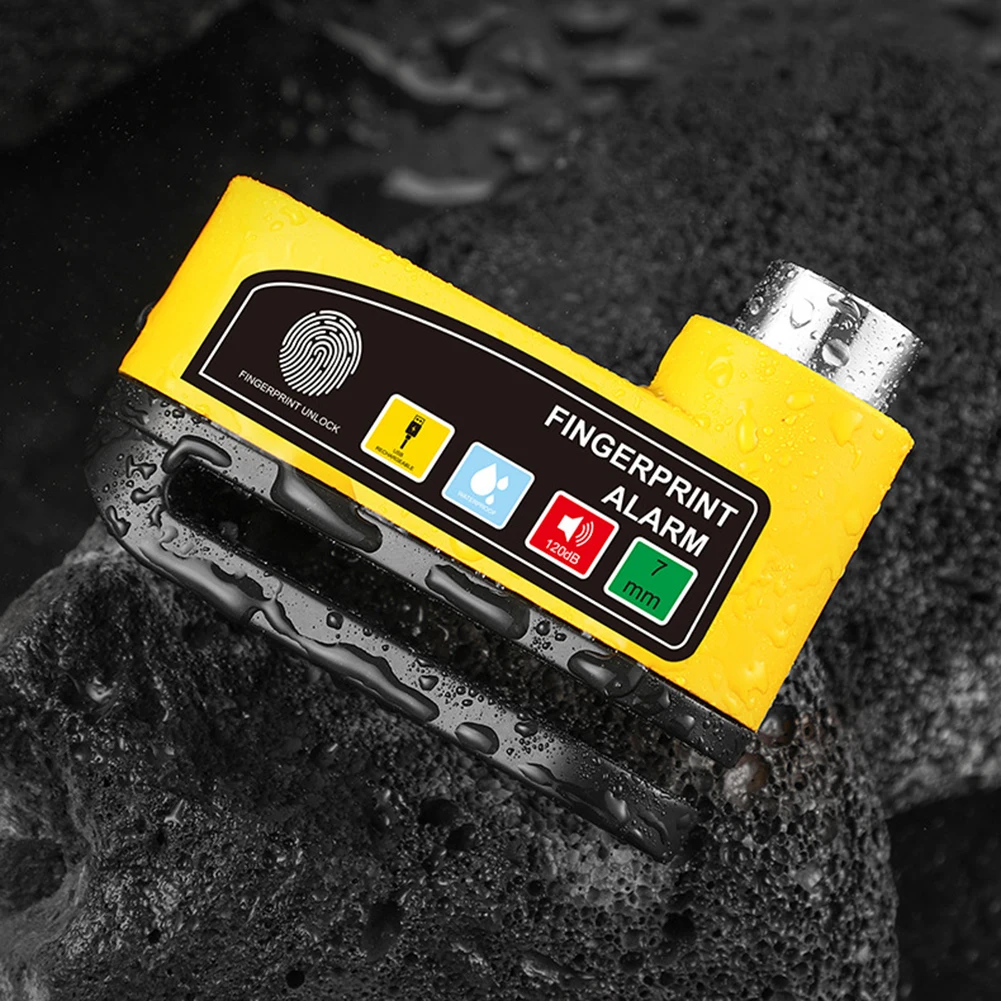 

Motorcycle Alarm Disc Brake Lock Anti Theft Motorcycle Bicycle Lock Alarm Safety Protection Padlock Motorcycle Bike Accessories