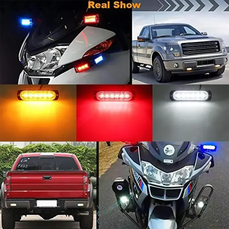 LED Car Side Light Truck Truck Motorcycle Side Light Pickup Explosion Flashing Light Safety Warning lamp