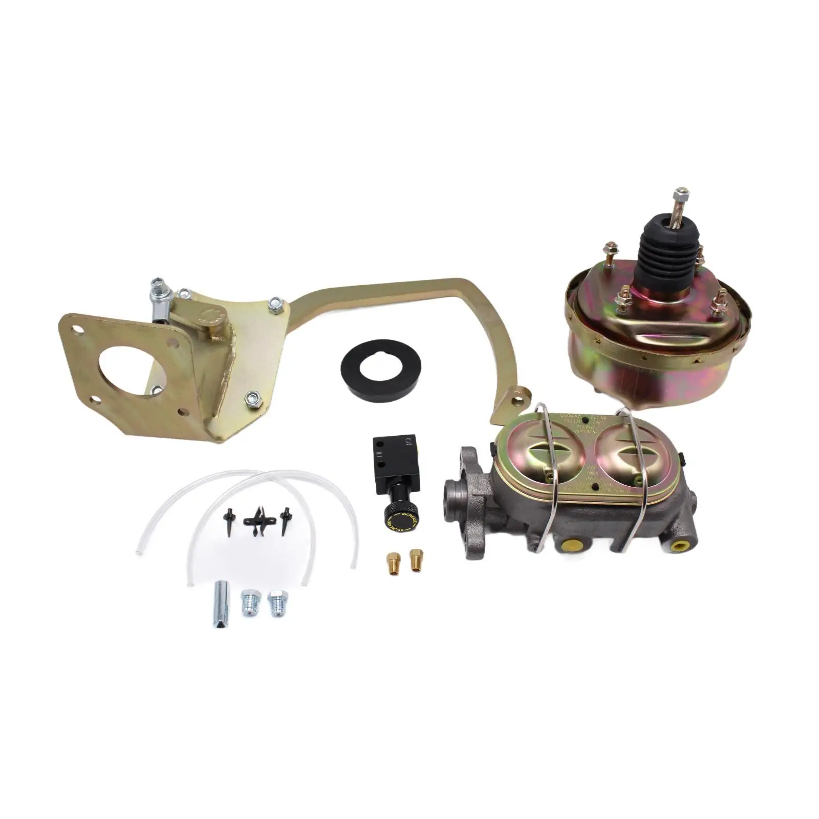 

7" Power Brake Booster Easy to Install and Mounting Bracket Master Cylinder Spare Parts for Ford 1935-1940 Truck Accessory