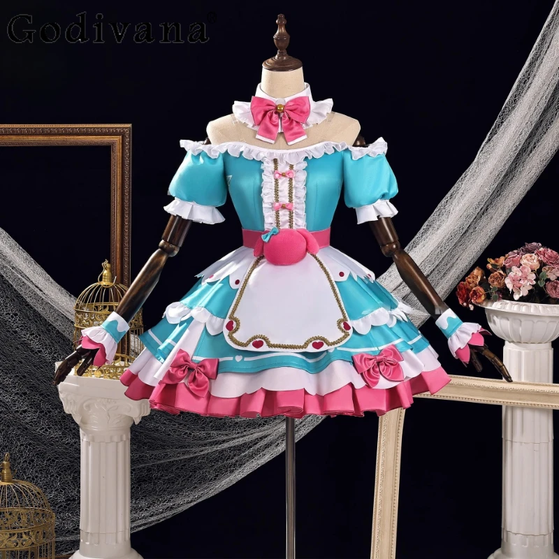 

Women's Cosplay Clothing Suit Sweet Cute Princess Female Halloween Carnival Accessories Props Uniform Anime Set