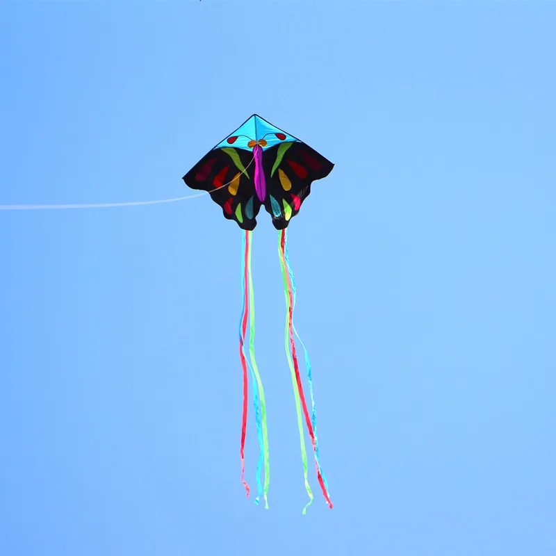 

free shipping 220cm butterfly kites for adults kites string line professional winds kites reel parachute ikite factory weifang