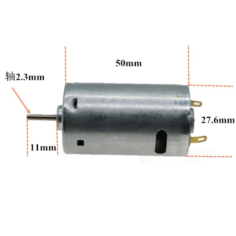 390 High Torque Motor, Small Electric Drill Motor, 12V 13000 Rpm Strong Magnetic Carbon Brush, All Metal High-speed Motor