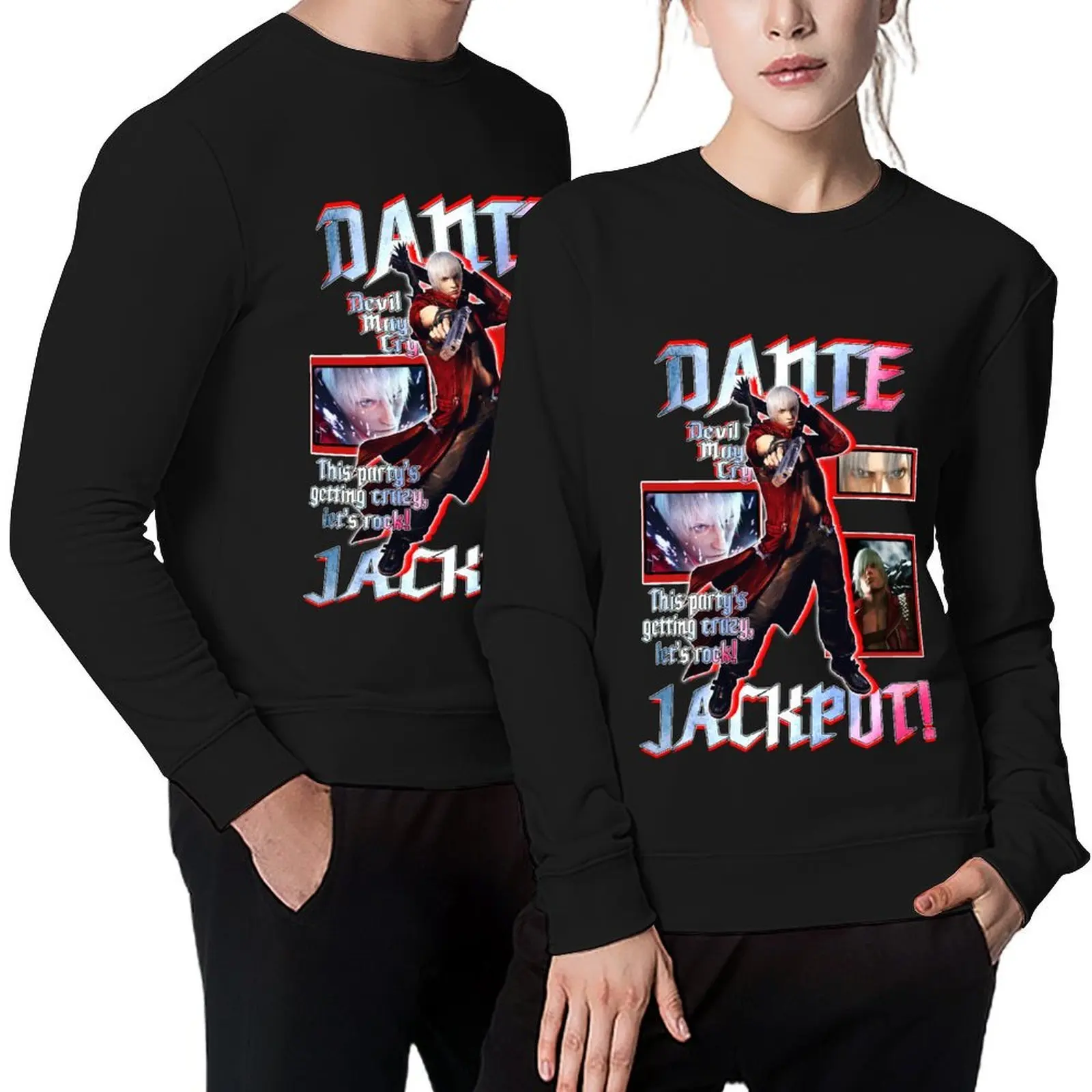 

Dante - Devil May Cry 3 Pullover men's sweat-shirt set korean autumn clothes blouse men's clothes oversize sweatshirt