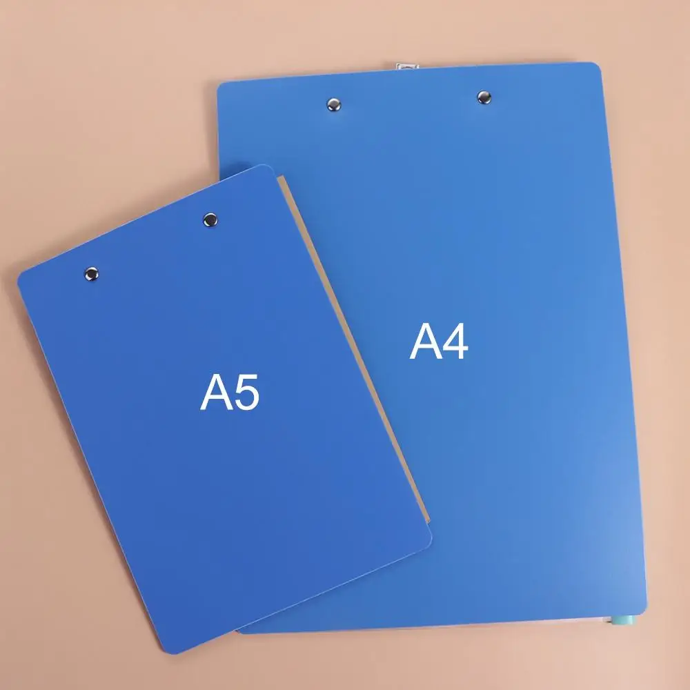 Con clip in oro a basso profilo Portablocco per appunti A4 Blocco per fogli per scrittura Cartella per file A4 A5 Cartella per documenti per blocco note