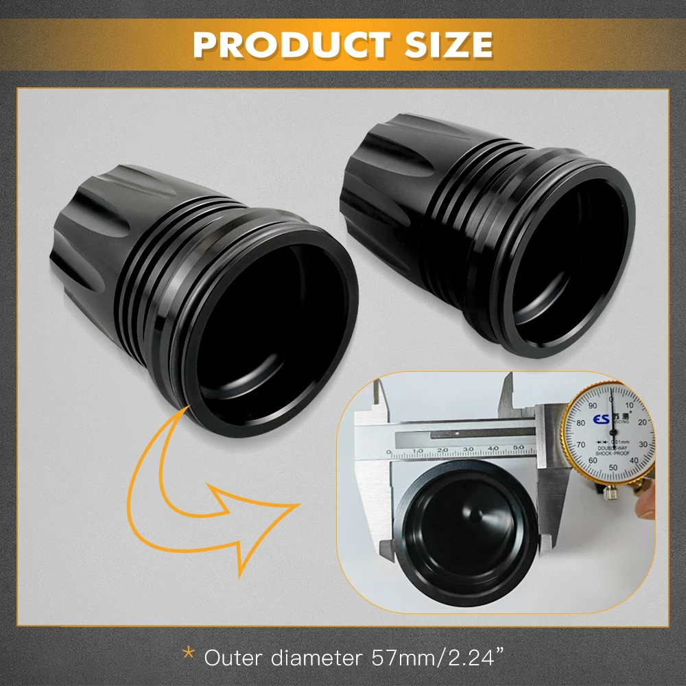 UTV 2.5"  Shock Nitrogen Reservoir End Caps for Polaris Ranger XP 1000 Can-Am Maverick X-3 Honda Yamaha Kawasaki Arctic Cat