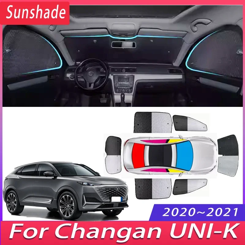 

Car Sunshade For Changan UNI-K 2020~2021 Auto Heat Insulation Protection Sunshade Windshield Protection Visor Car Accessories