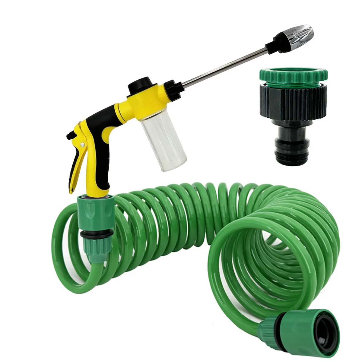 

Садовая трубка из ЭВА длиной 10 м, морозостойкая, прочная, для мойки автомобилей и домашнего полива, совместима с пеногенераторами.