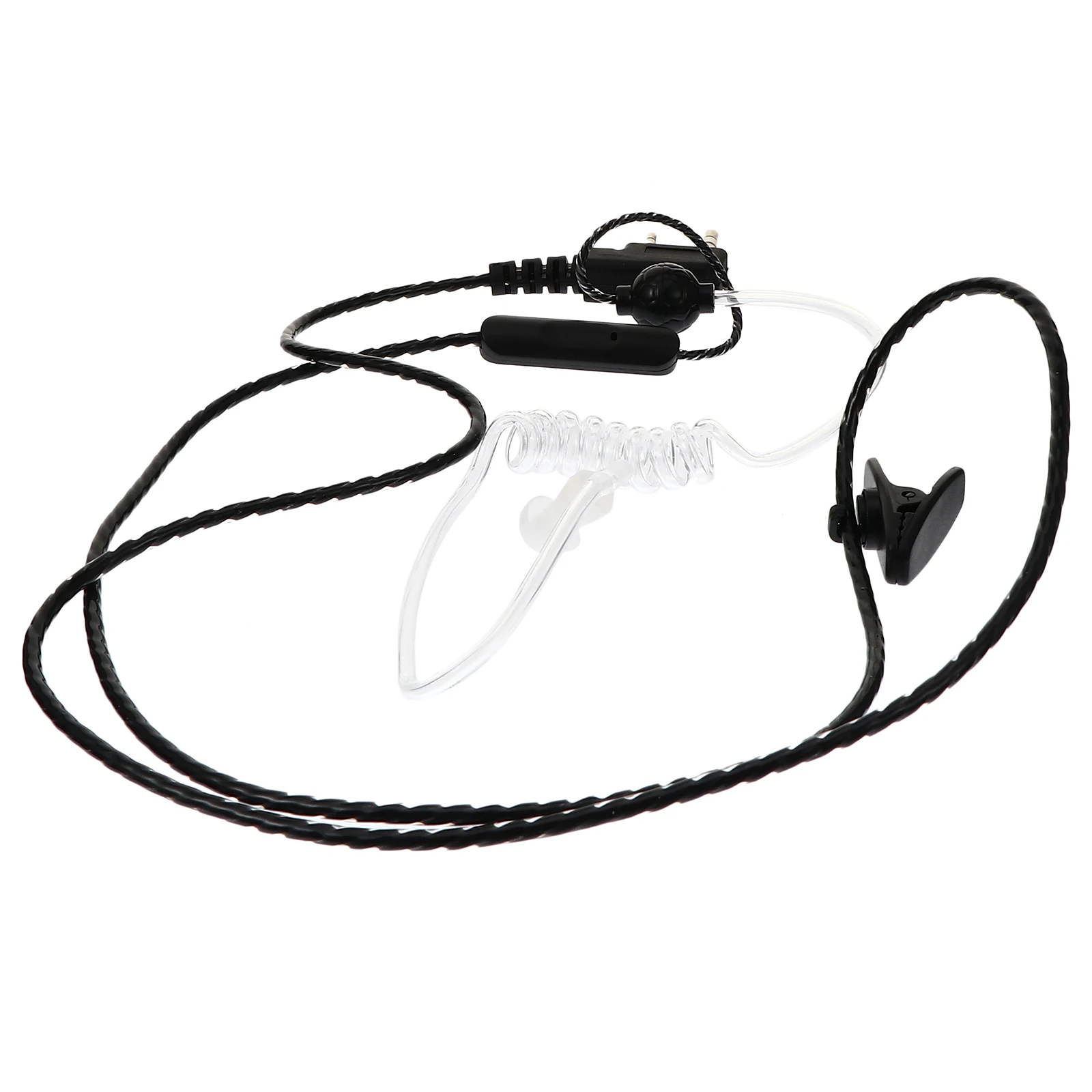 

1pc Acoustic Tube Earpiece Radiation Free Wired Earphone Earbuds For Law Enforcement Firemen Sports Noise Isolating Mono