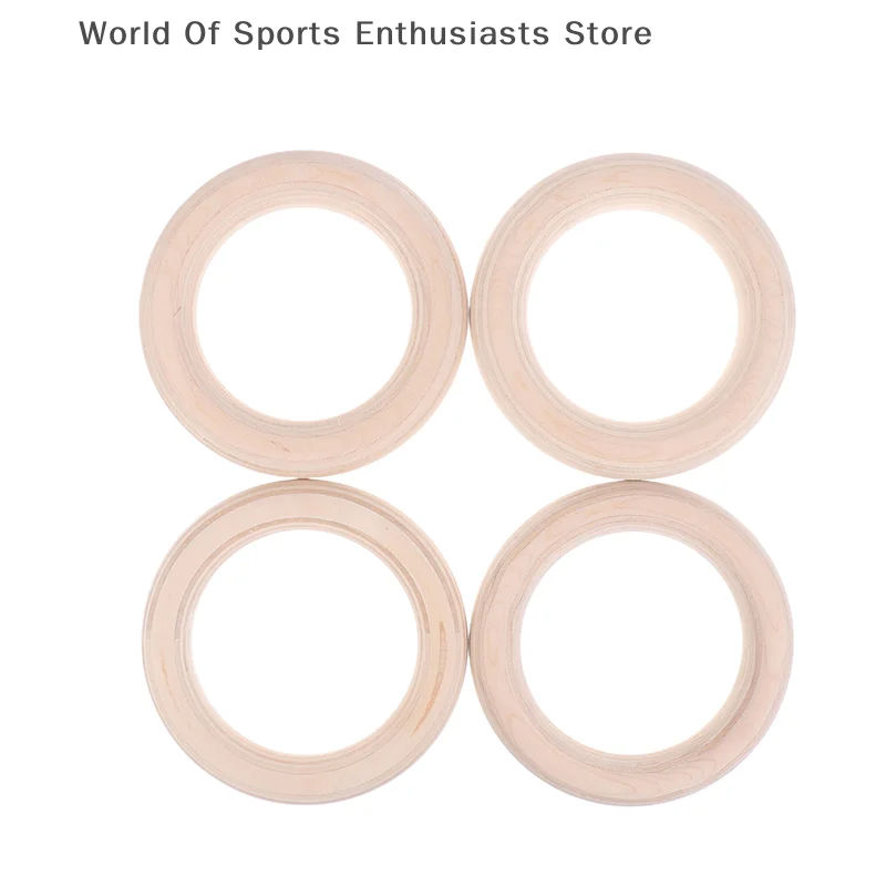 2 قطعة/زوج حلقة خشبية المحمولة كروسفيت الجمباز خواتم رياضة الكتف قوة المنزل اللياقة البدنية التدريب ممارسة البدنية الدائري