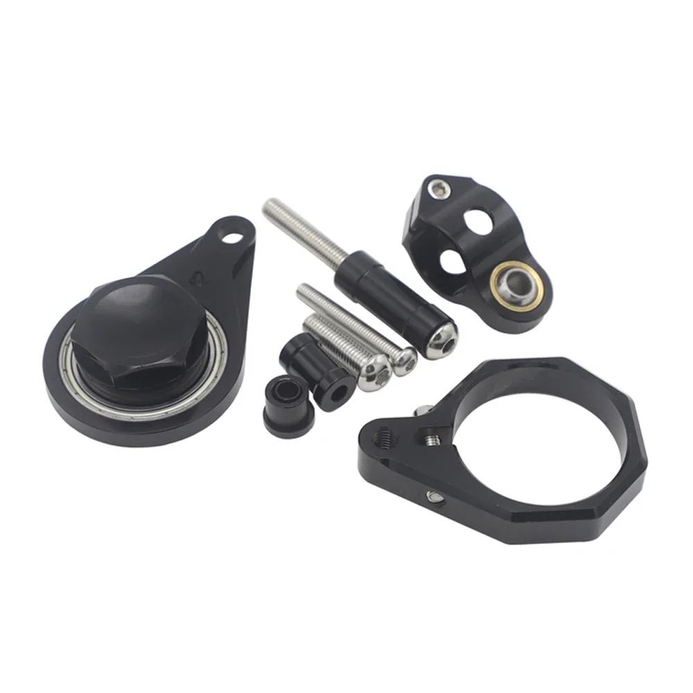 For SUZUKI GSXR 600/750 2006-2017 GSXR-1000 2007-2008 Motorcycle High-quality Carbon Fiber Damper Steering Stabilize Bracket Kit