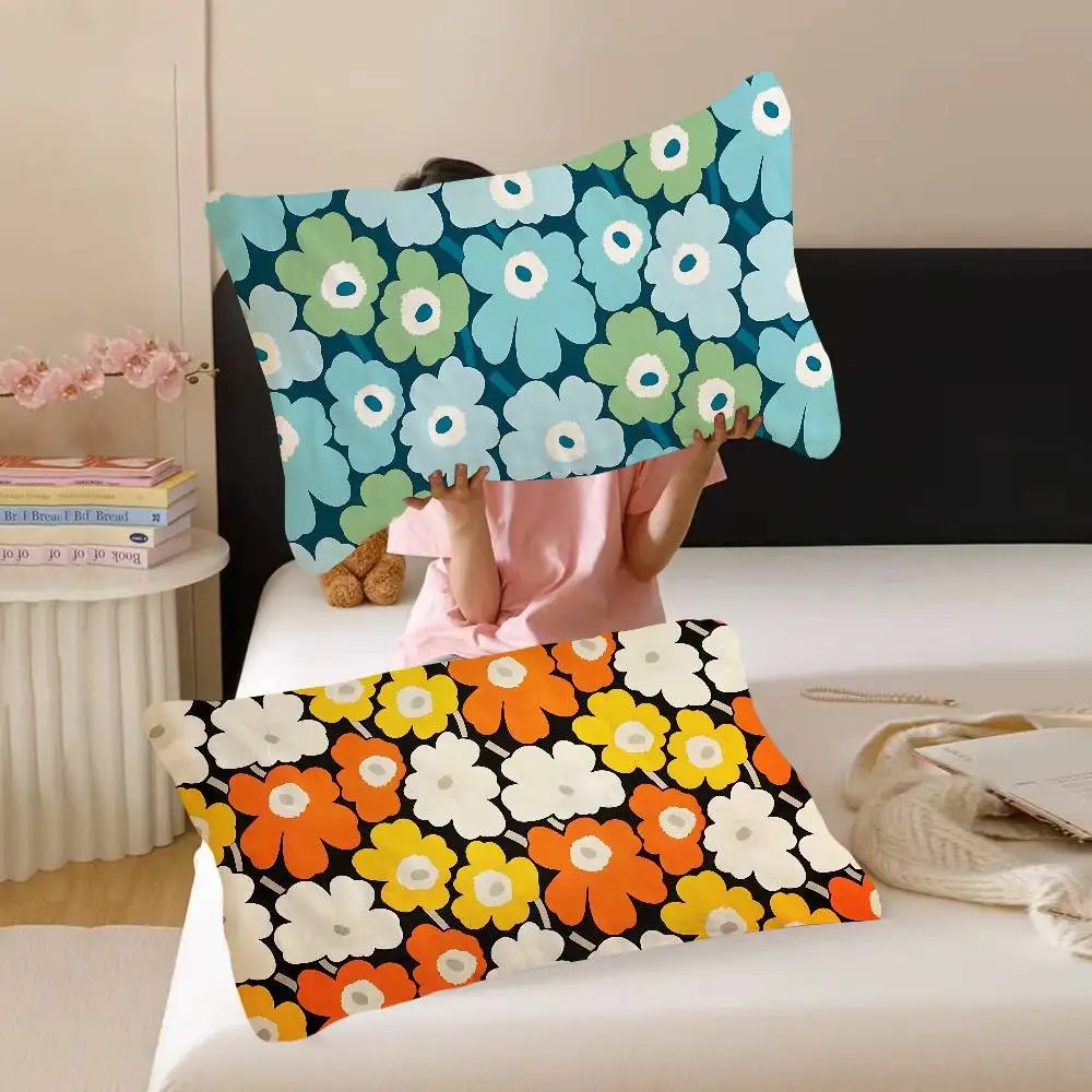 Fashion Logo M-MarimekkoS Pillowcases Non-Slip With Fixable Straps Light High-End Pillow Towel Made Of Quick-Drying Polyester