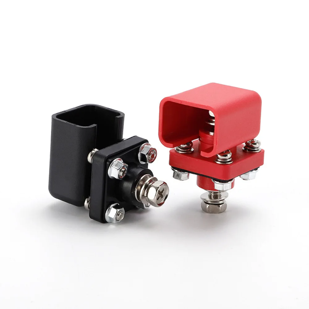 Dual Thread Wiring Post 50A 500A Connector For Power Cable Distribution Industrial Battery Storage System Terminal Lug