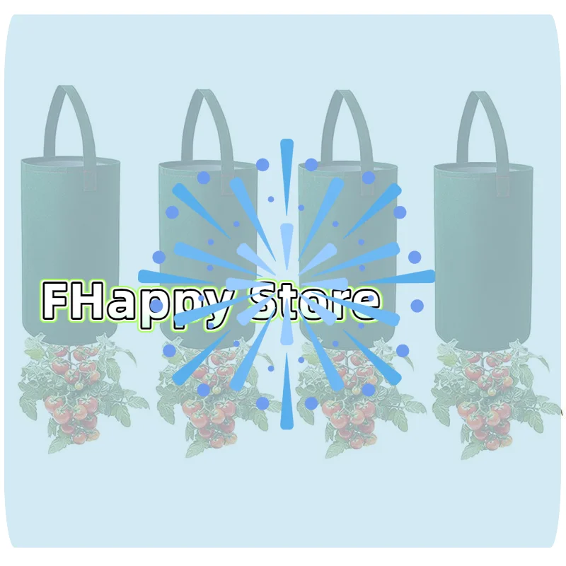 [MA]Hanging Felt Tomato Grow Bag Upside Down Tomato Planter Multifunction Strawberry Vegetable Flower Plant Grow Bags[MA]