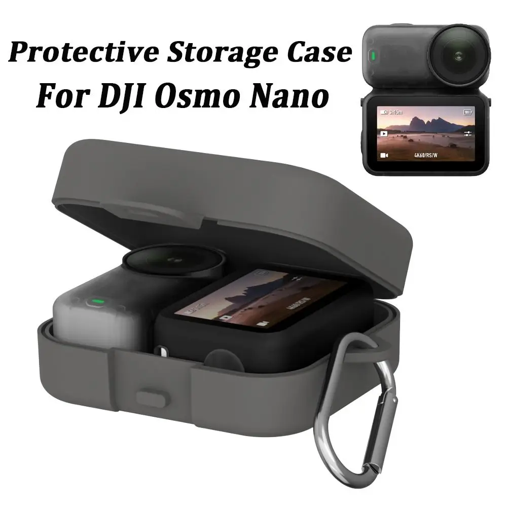 Plastic Protective Case Shockproof Anti-Scratch Organizer Case Dustproof Full Coverage Cover Shell for DJI Osmo Nano