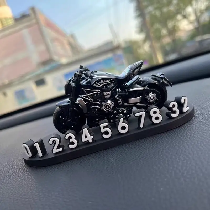 Marvel Spiderman's new fashionable and cool cartoon anime peripheral car temporary parking number plate decorative ornaments